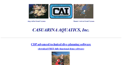 Desktop Screenshot of casuarina-aquatics.com